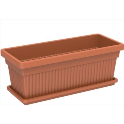 RECTANGULAR PLANTER WITH TRAY