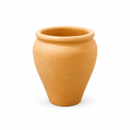 TERRACOTTA-CLAY-POT- RETRO STYLE – 36 CM HEIGHT- 26 CM MOUTH DIA